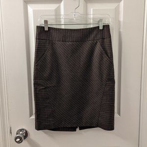 The Limited brown pencil skirt size 2
